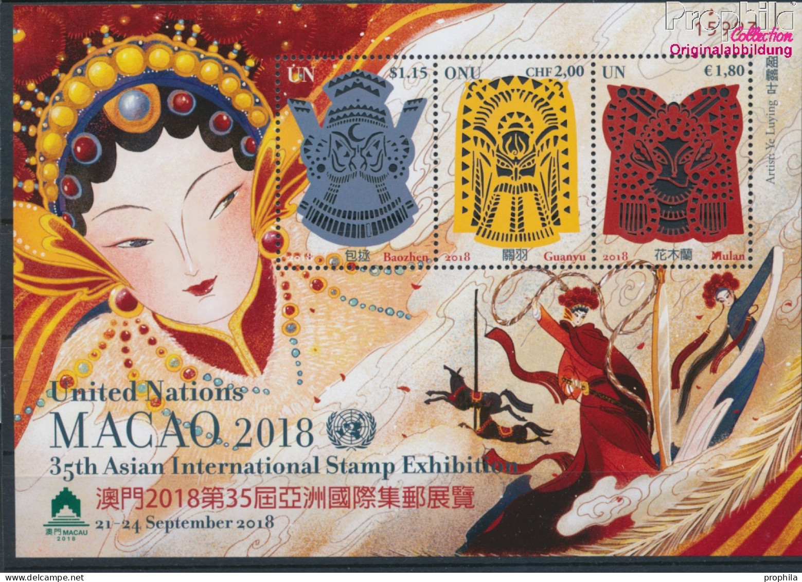 UNO - Genf Block51 (kompl.Ausg.) Postfrisch 2018 Asiatische Briefmarkenausstellung (10194057 - Nuevos