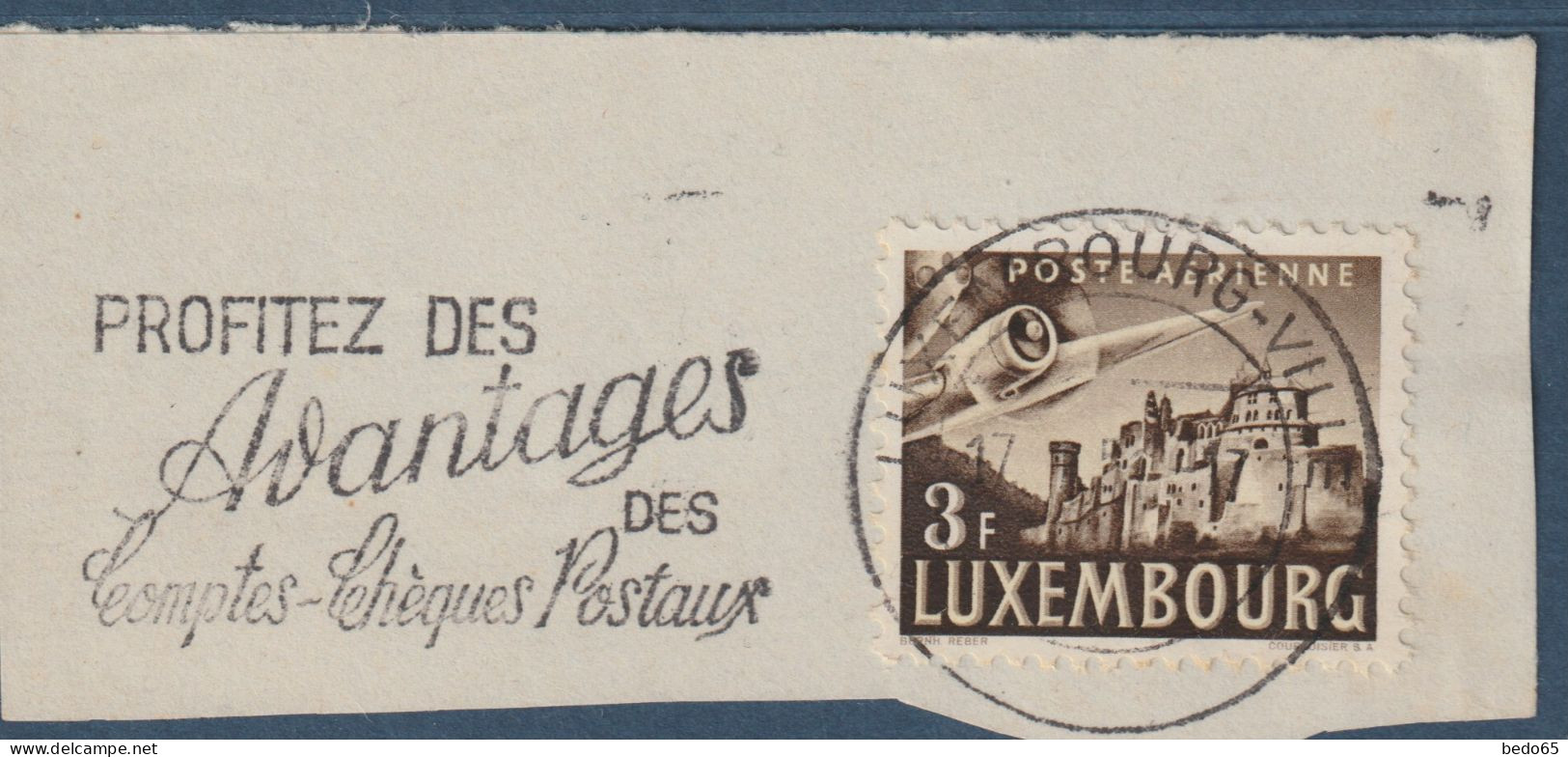 LUXEMBOURG N° 9 OBL TTB - Used Stamps