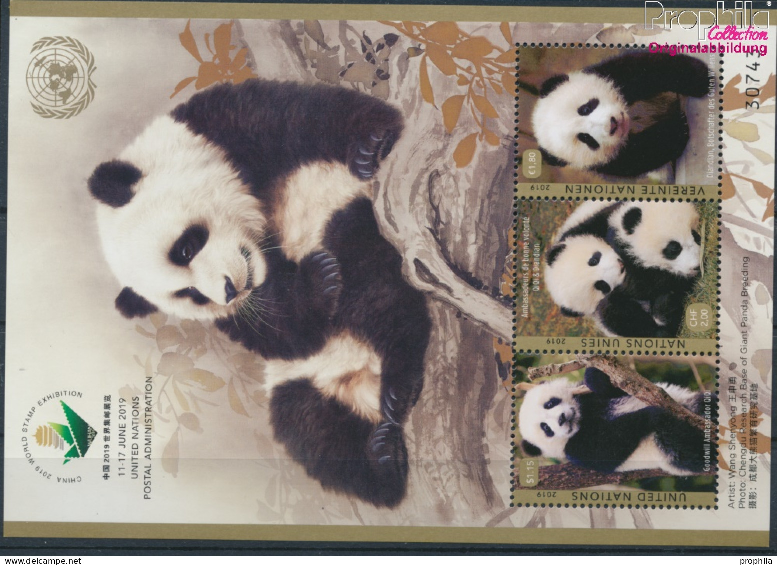 UNO - Genf Block55 (kompl.Ausg.) Postfrisch 2019 Pandabär (10194032 - Ungebraucht