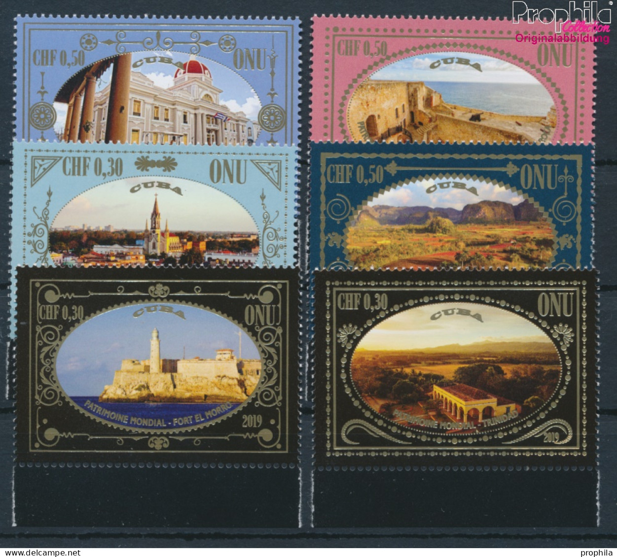 UNO - Genf 1100-1105 (kompl.Ausg.) Postfrisch 2019 UNESCO Welterbe Kuba (10194026 - Unused Stamps