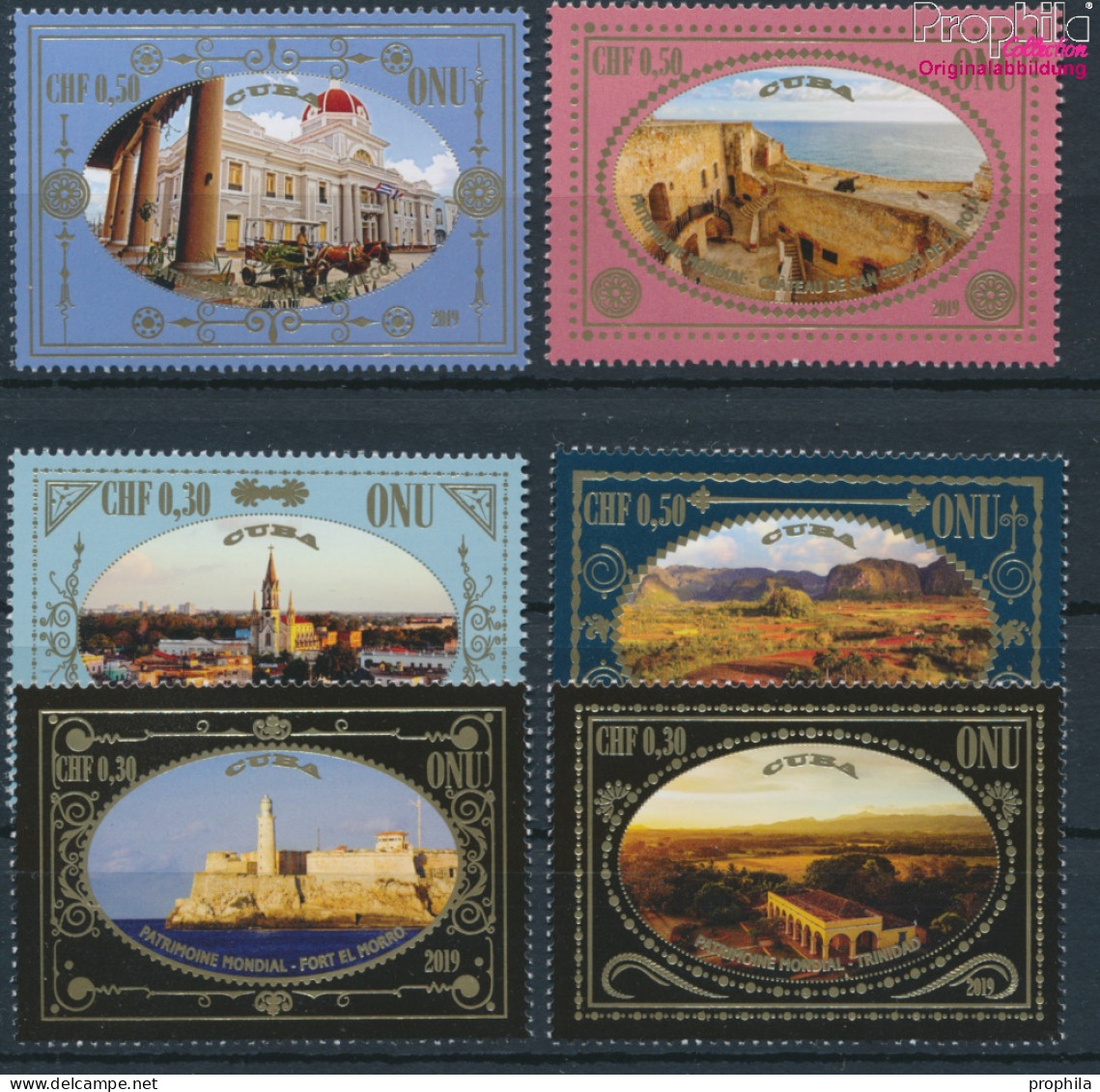 UNO - Genf 1100-1105 (kompl.Ausg.) Postfrisch 2019 UNESCO Welterbe Kuba (10194028 - Unused Stamps