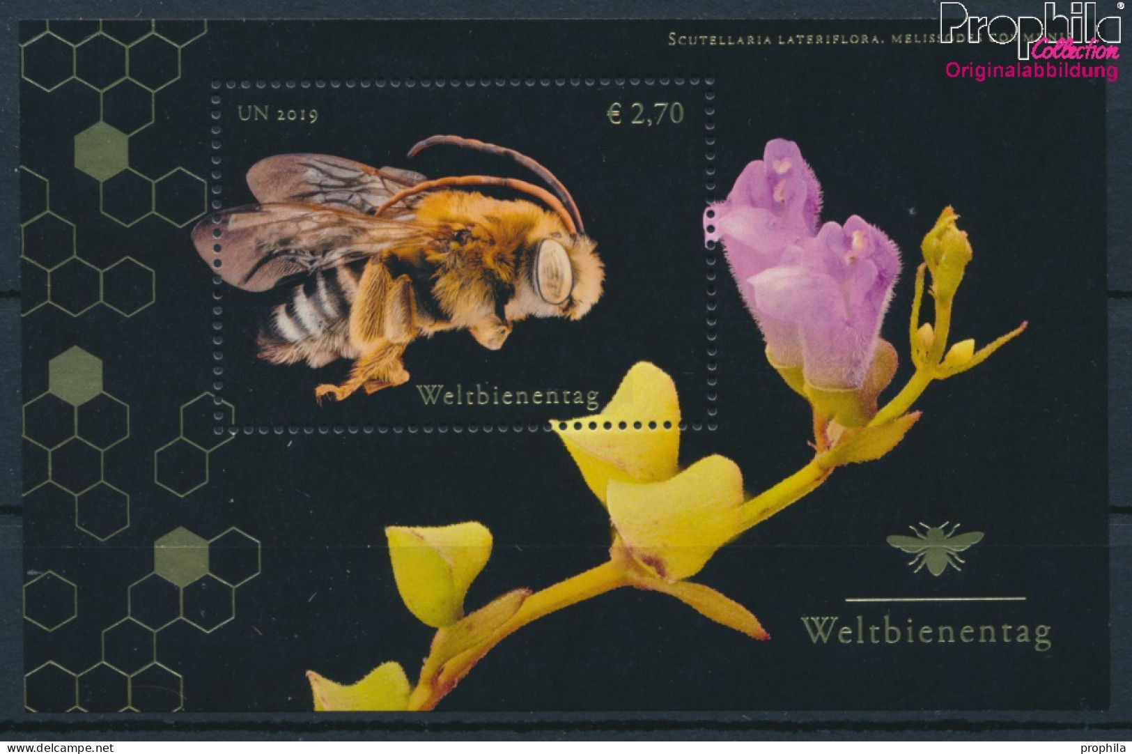 UNO - Wien Block53 (kompl.Ausg.) Postfrisch 2019 Weltbienentag (10193959 - Unused Stamps