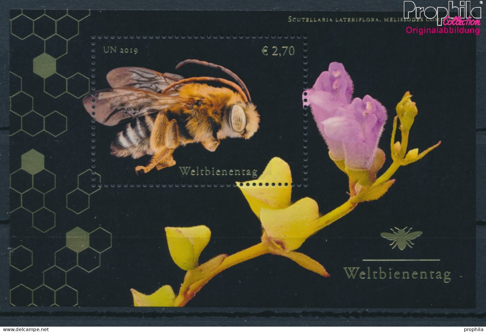 UNO - Wien Block53 (kompl.Ausg.) Postfrisch 2019 Weltbienentag (10193961 - Unused Stamps