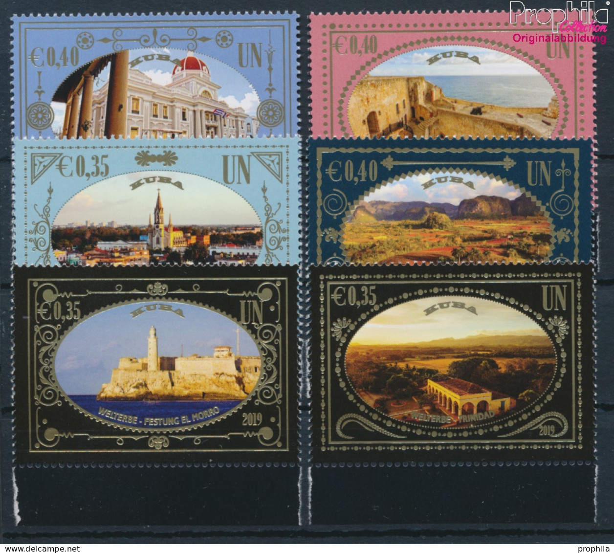 UNO - Wien 1072-1077 (kompl.Ausg.) Postfrisch 2019 UNESCO Welterbe Kuba (10193942 - Neufs