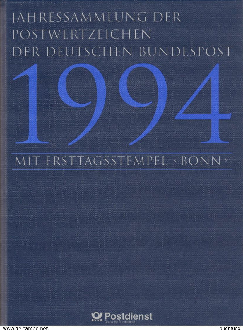 Bund Jahressammlung 1994 Mit Ersttagstempel Bonn Gestempelt - Komplett - Collections Annuelles