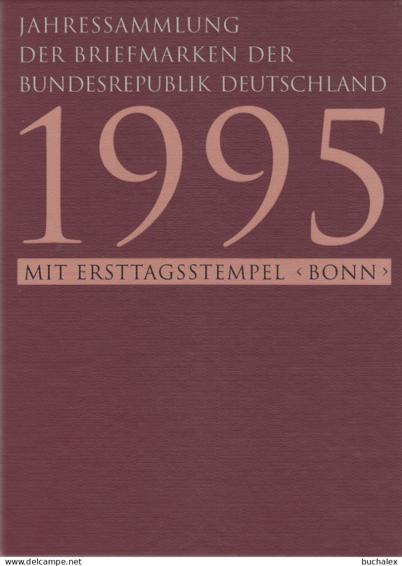 Bund Jahressammlung 1995 Mit Ersttagstempel Bonn Gestempelt - Komplett - Collections Annuelles