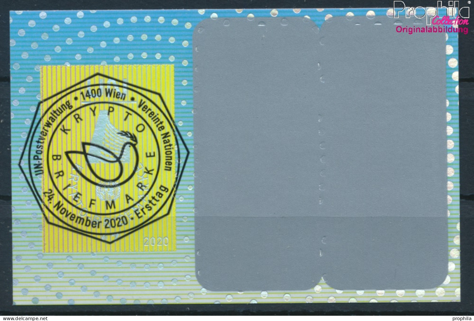 UNO - Wien Block61 (kompl.Ausg.) Gestempelt 2020 Kryptobriefmarke (10193906 - Gebruikt