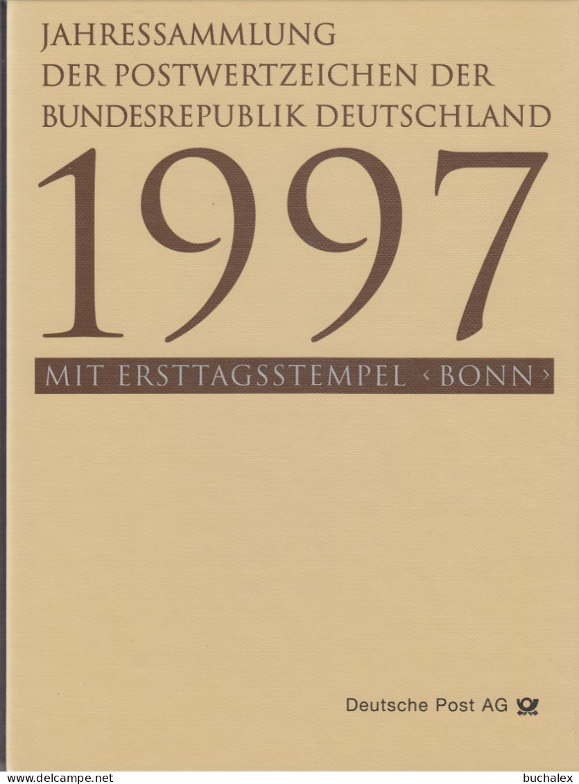 Bund Jahressammlung 1997 Mit Ersttagstempel Bonn Gestempelt - Komplett - Colecciones Anuales
