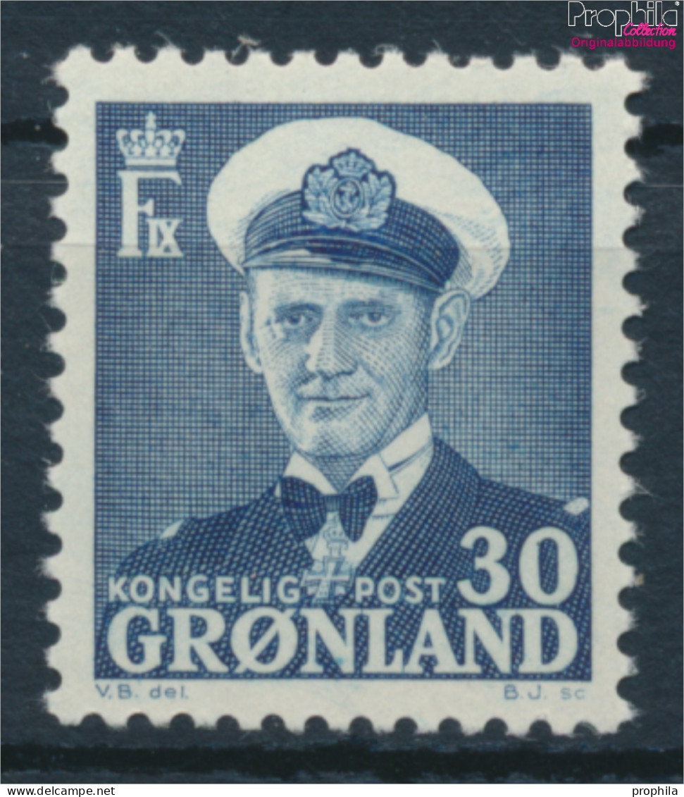 Dänemark - Grönland 33 Postfrisch 1950 König Frederik IX. (10174762 - Neufs