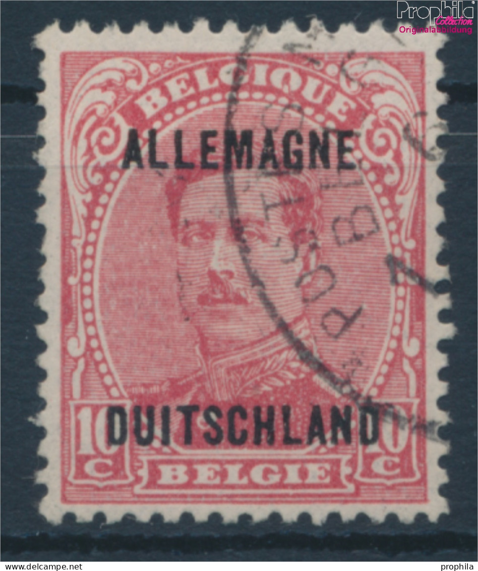 Belgische Post Rheinland 4 Gestempelt 1919 Albert I. (10215511 - Deutsche Besatzung