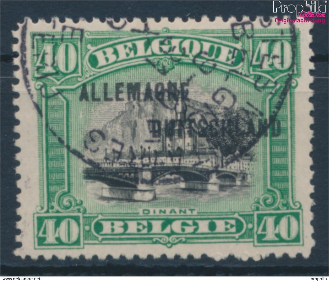 Belgische Post Rheinland 9 Gestempelt 1919 Albert I. (10215506 - German Occupation