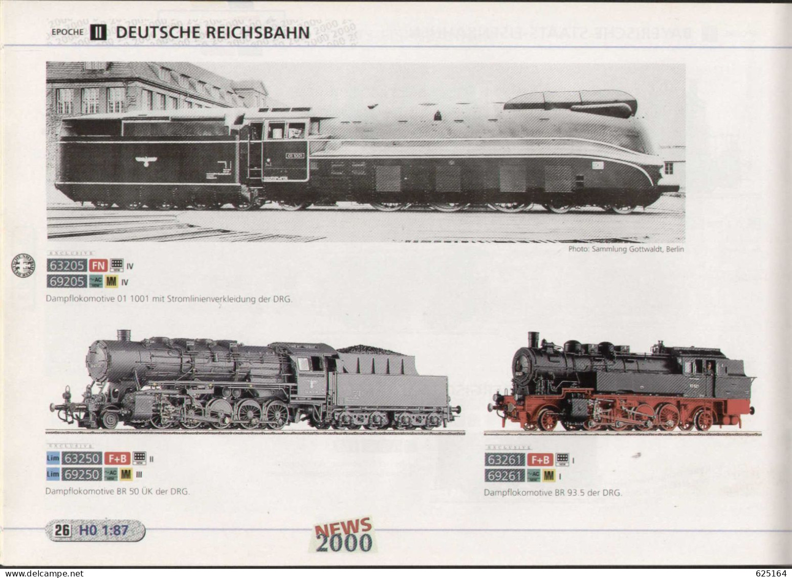 Catalogue ROCO NEWS 2000 - 40° ROCO Modelleisenbahn Spur HO N TT - Allemand