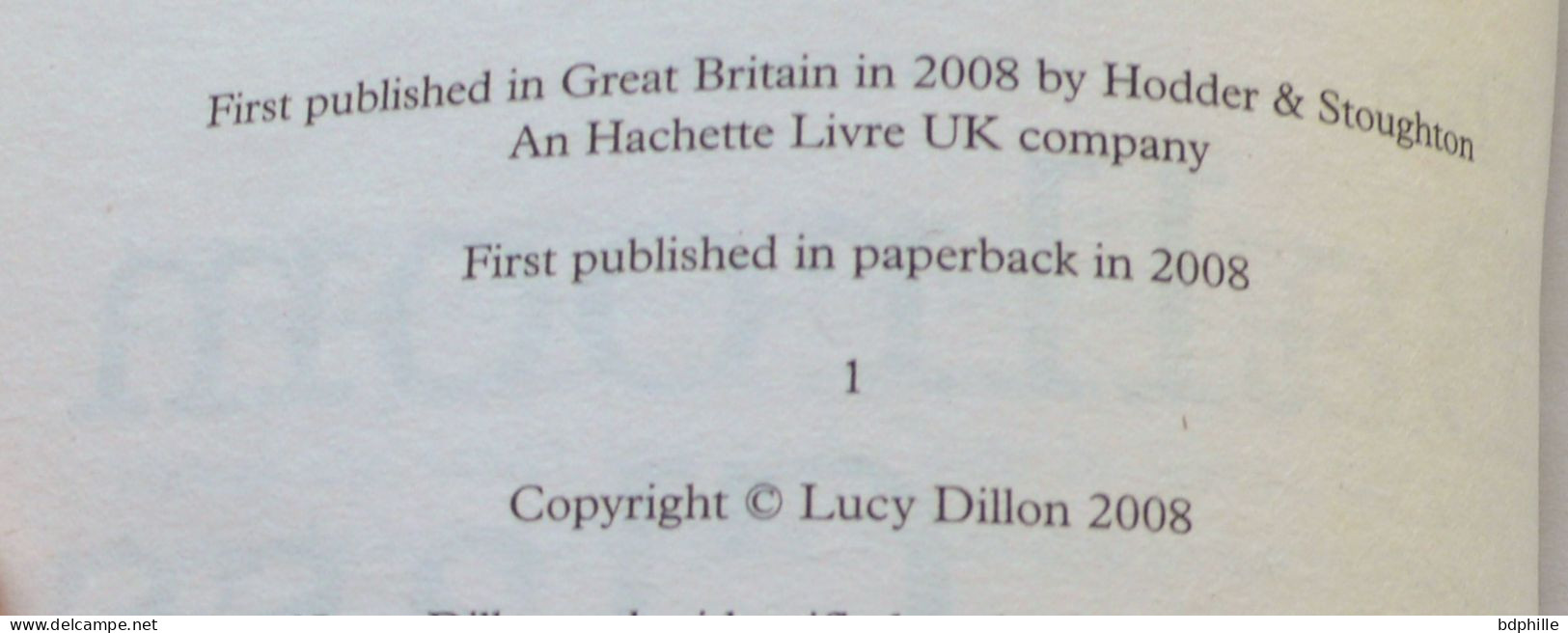 The Ballroom Class EO 2008 Lucy Dillon - Amusement