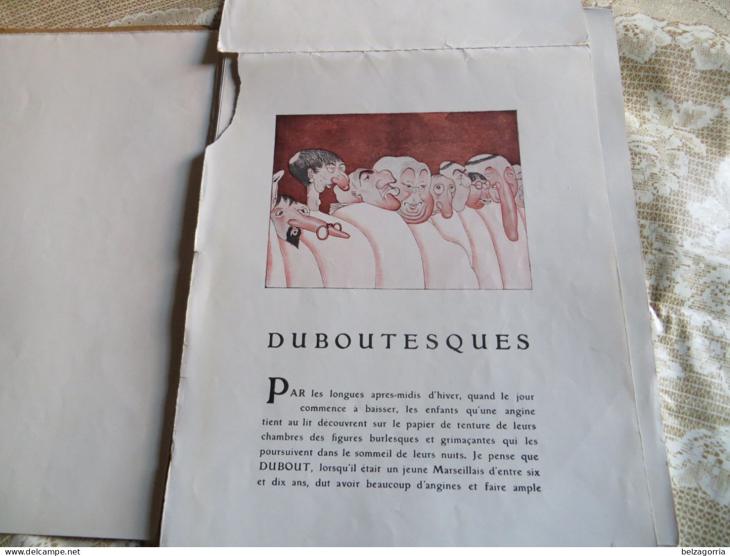 PORTOFOLIOS Du DESSINATEUR DUBOUT Albert - PREFACE De MARCEL  AYME 1943 - TOUTES LES PLANCHES SCANNEES - Portfolios