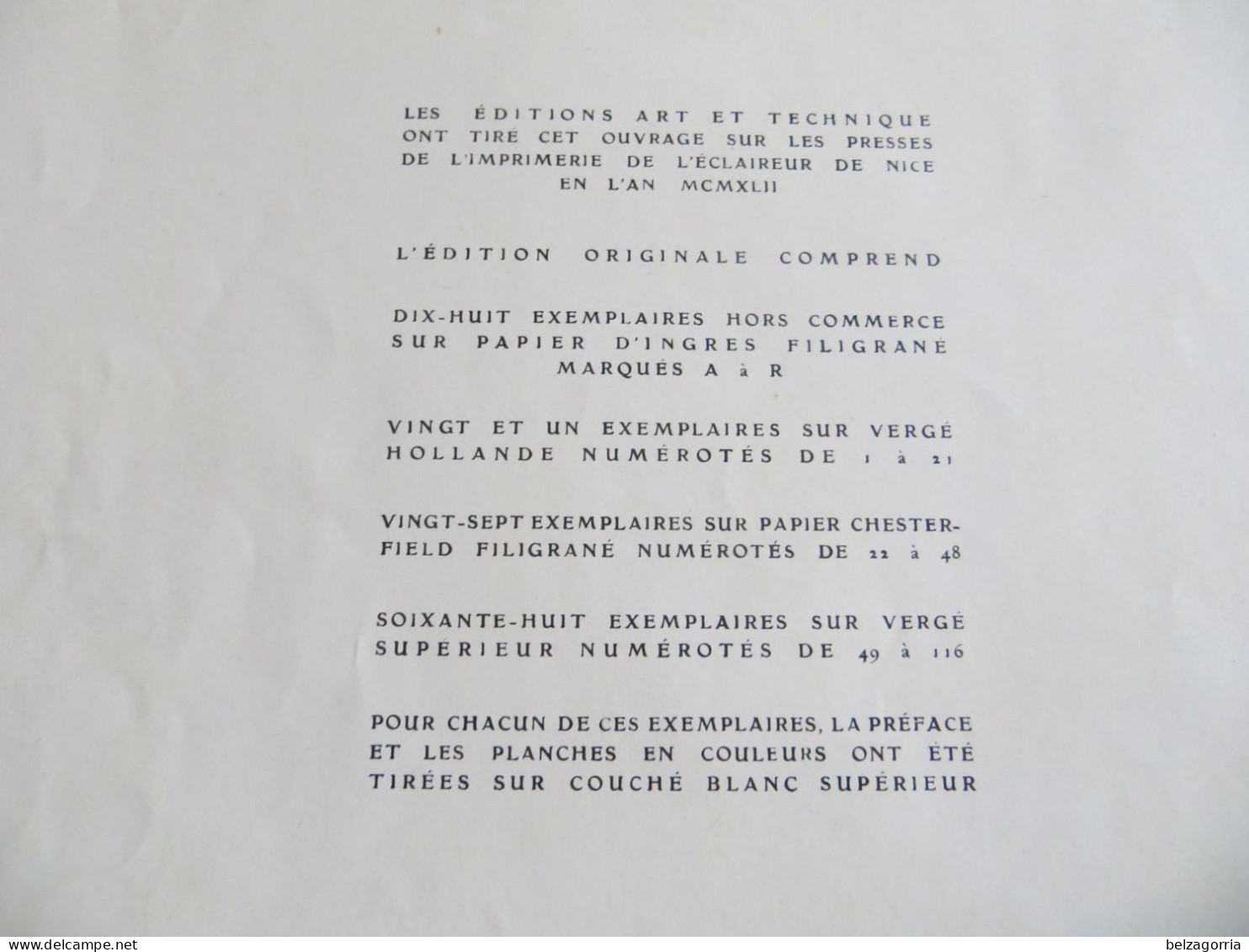 PORTOFOLIOS du DESSINATEUR DUBOUT Albert - PREFACE de MARCEL  AYME 1943 - TOUTES LES PLANCHES SCANNEES