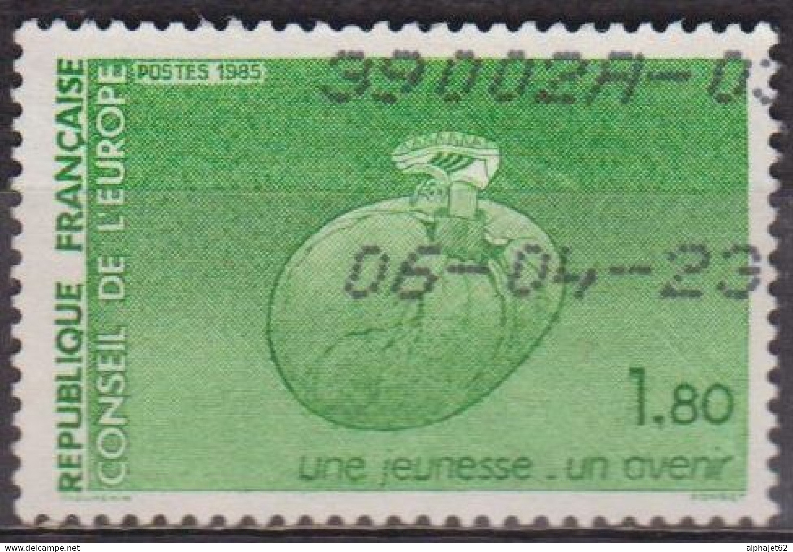 Conseil De L'Europe - FRANCE - Pied Chaussé Sortant D'un Oeuf - N° 85 - 1985 - Used