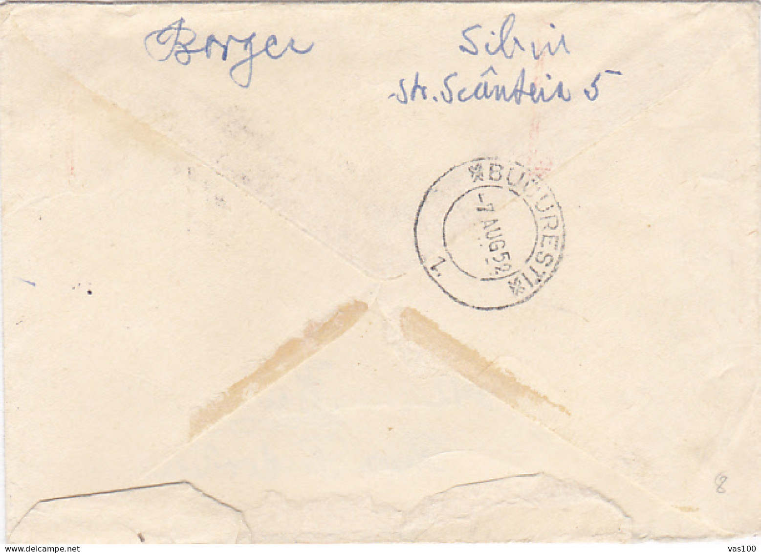 AMOUNT 1.75, SIBIU, RED MACHINE STAMPS ON REGISTERED COVER, 1962, ROMANIA - Lettres & Documents