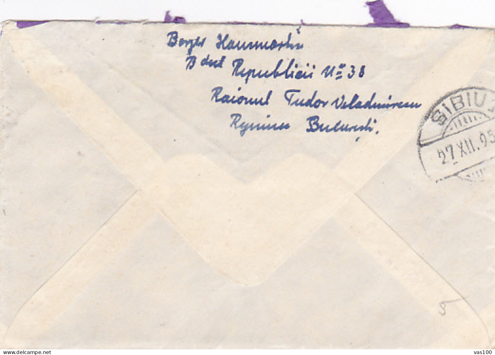 ROMANIAN- SOVIET REVOLUTION, STAMP ON COVER, 1952, ROMANIA - Cartas & Documentos