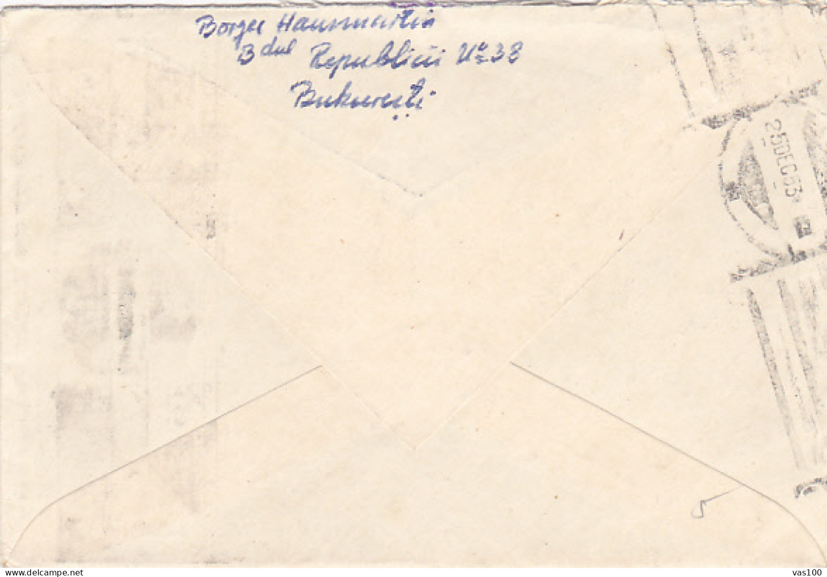 ARMY DAY, SOLDIER, STAMP ON COVER, 1953, ROMANIA - Brieven En Documenten