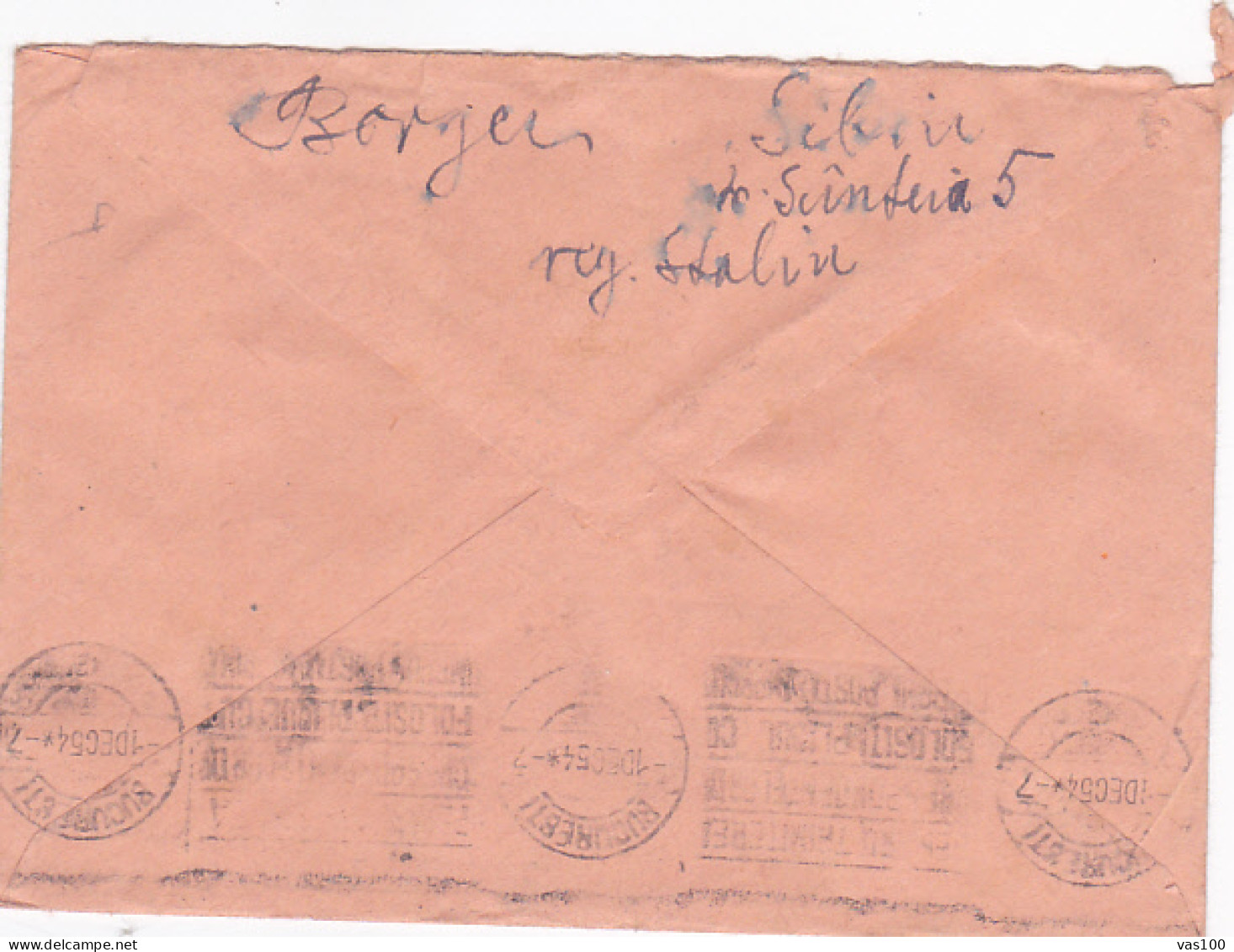 SAVINGS BANK ADVERTISING, STAMPS ON COVER, 1954, ROMANIA - Briefe U. Dokumente