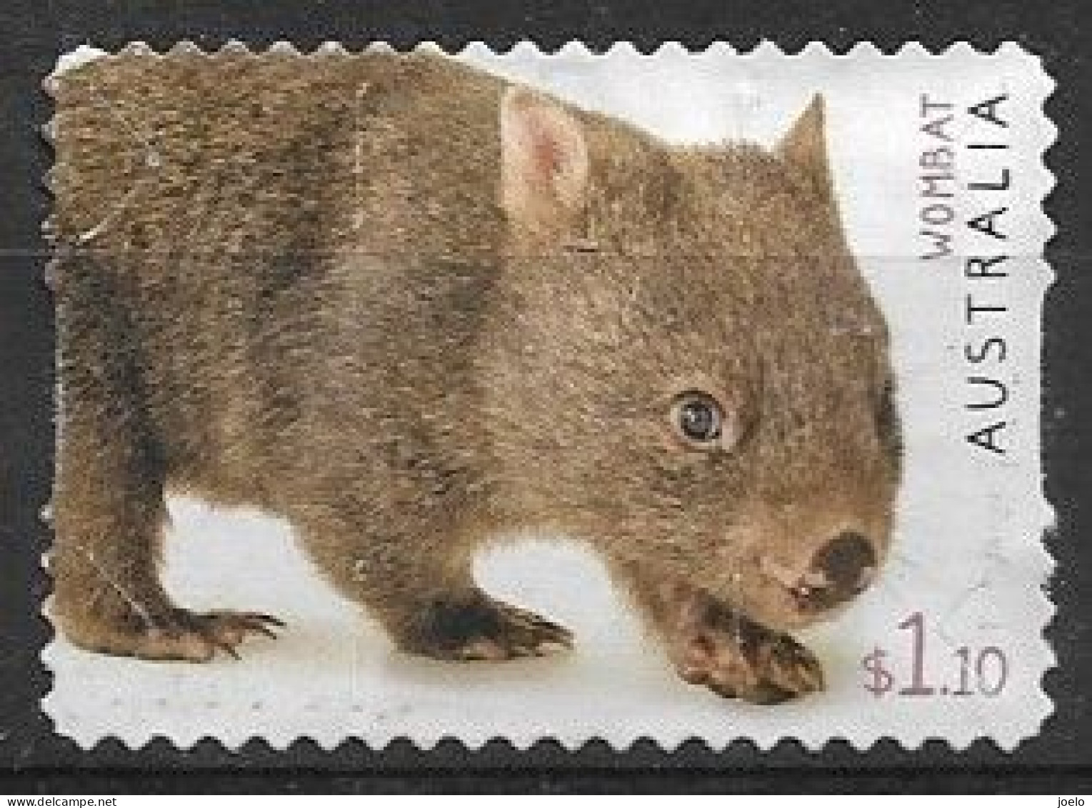 AUSTRALIA 2019 FAUNA WOMBAT $1.10 - Used Stamps