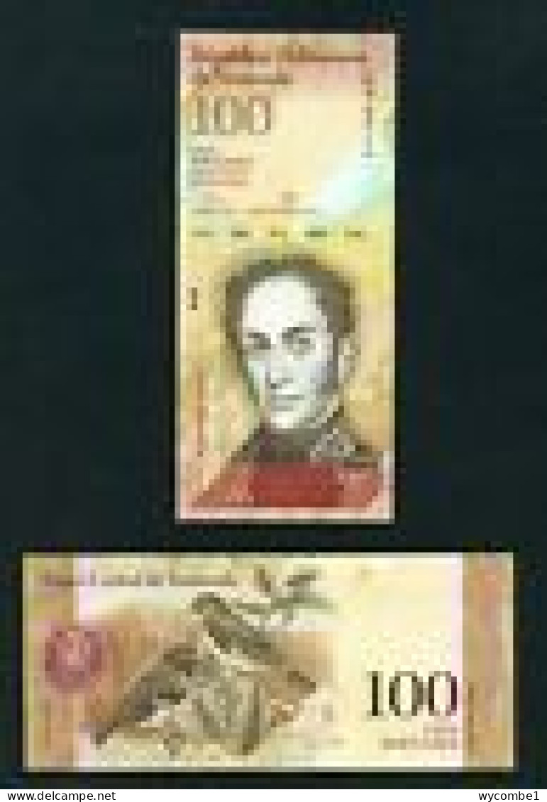 VENEZUELA - 2015 100 Bolivars UNC - Venezuela