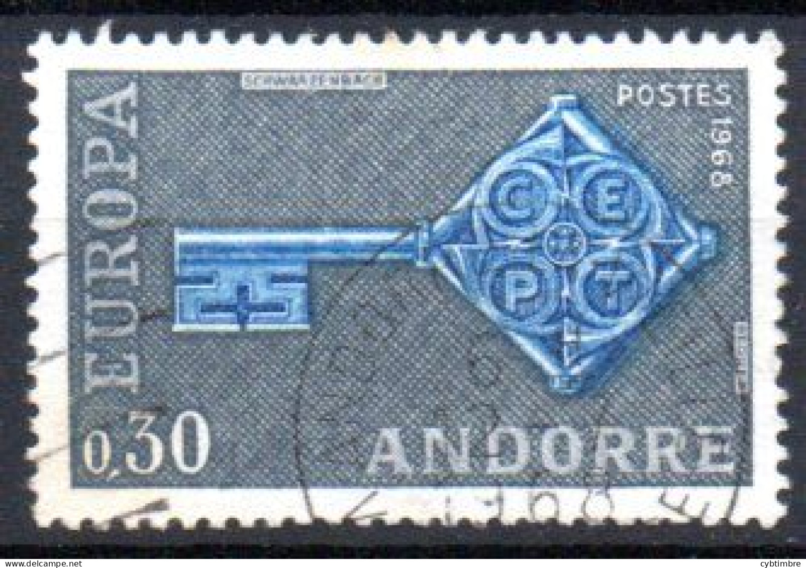 Andorre: Yvert N° 188; Europa - Oblitérés