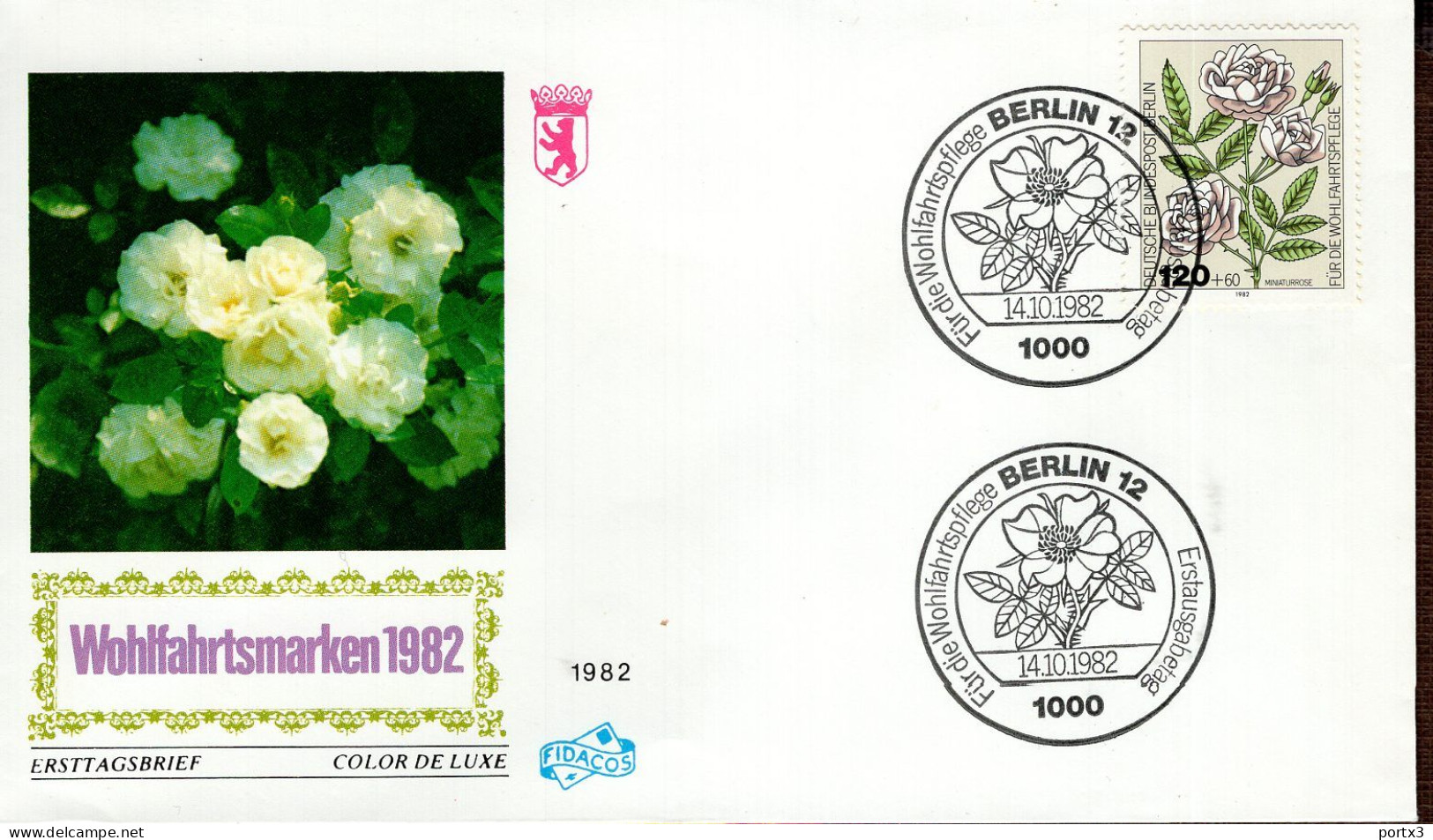 Berlin FDC aus 1982 ex 11 items  gestempelt / used / oblitéré (Berl 031)