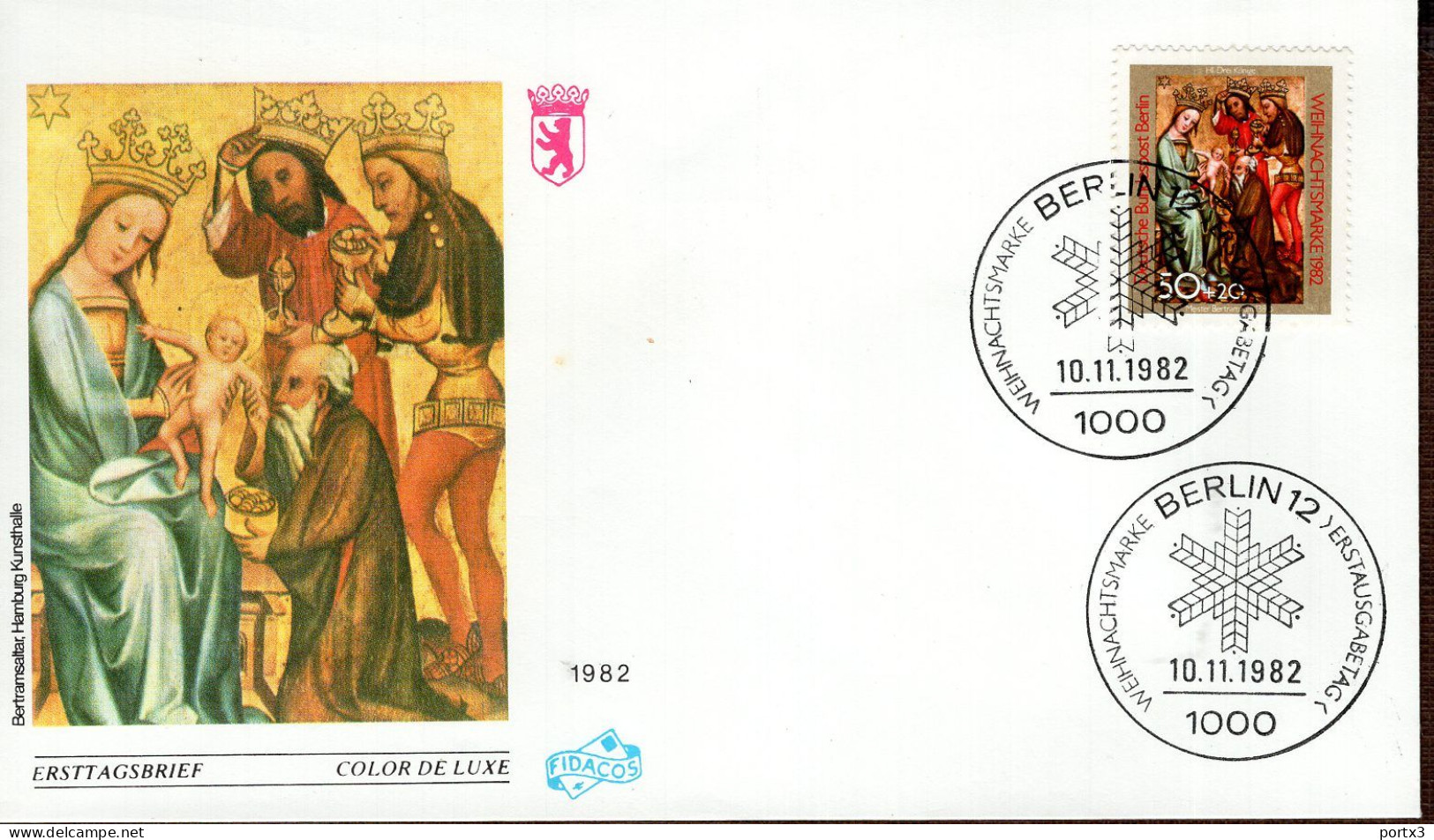 Berlin FDC aus 1982 ex 11 items  gestempelt / used / oblitéré (Berl 031)