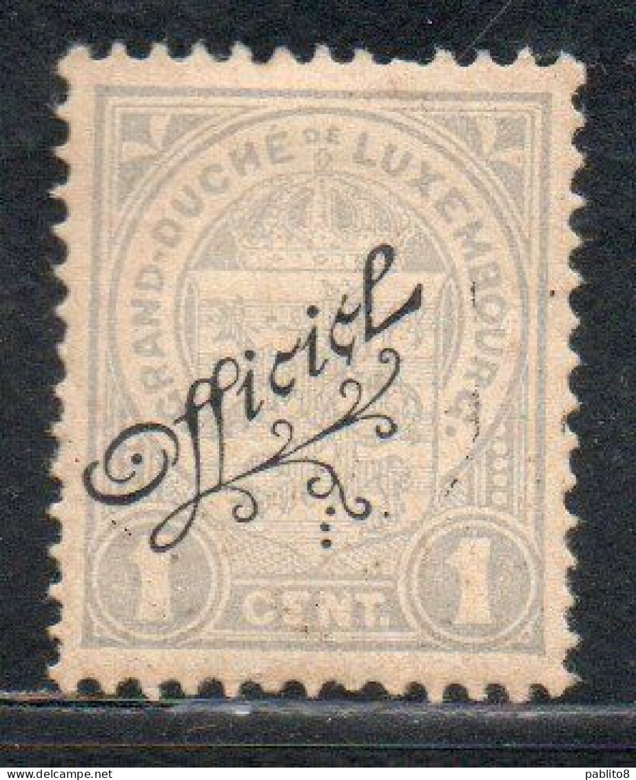 LUXEMBOURG LUSSEMBURGO 1906 1926 SURCHARGE OFFICIEL CENT. 1c MH - Officials