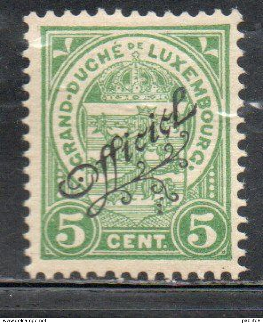 LUXEMBOURG LUSSEMBURGO 1906 1926 SURCHARGE OFFICIEL CENT. 5c MNH - Dienst