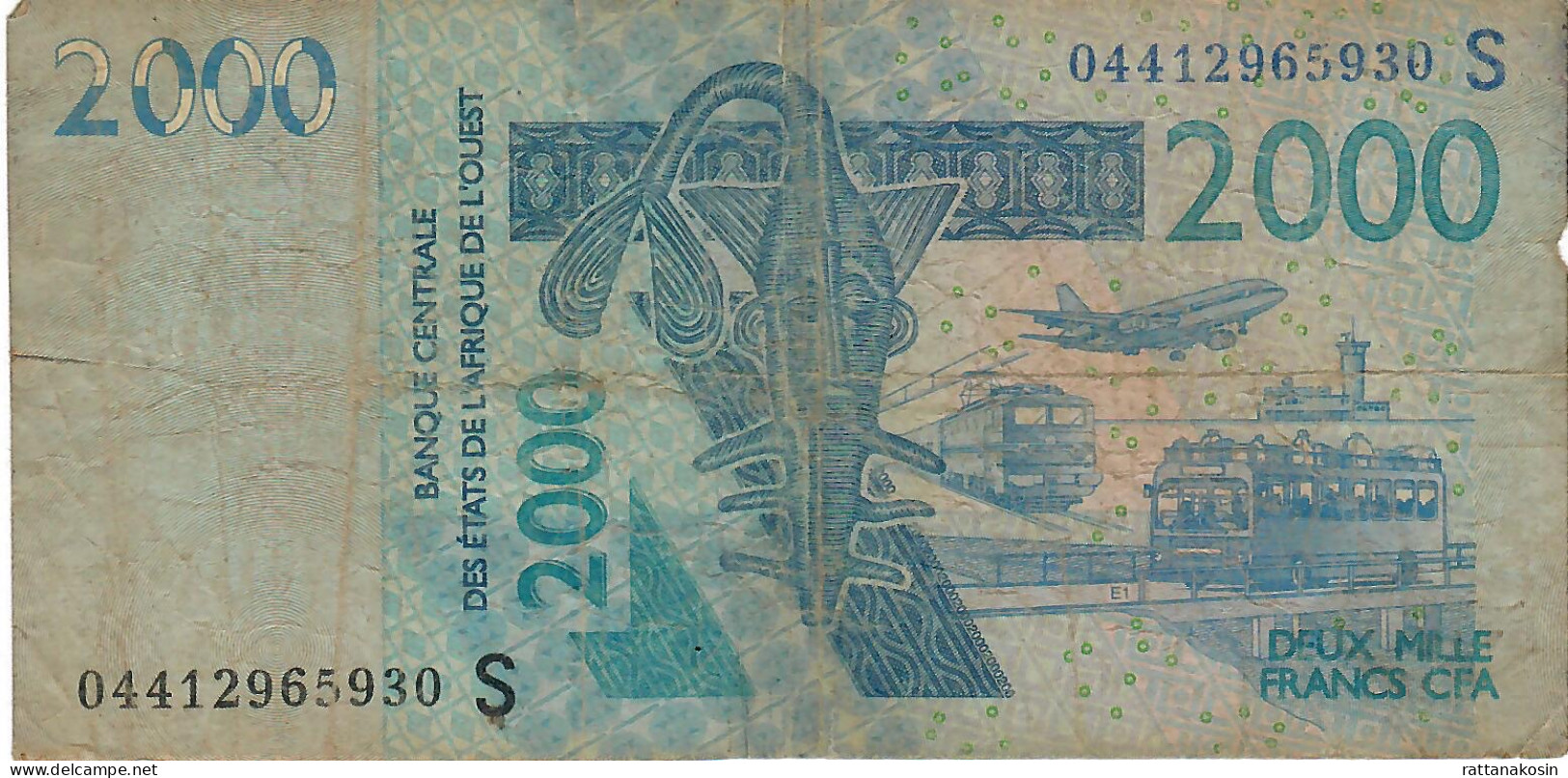 W.A.S. GUINEA BISSAU P916b 2000 FRANCS (20)04 2004 Signature 32 FINE Only 1 P.h. - West-Afrikaanse Staten