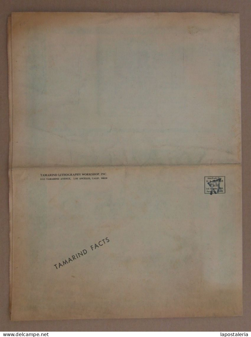U.S.A. *Tamarind Facts* Tamarind Lithography Workshop Inc. 1969. Tapas + 18 págs. Meds: 385 x 290 mms.