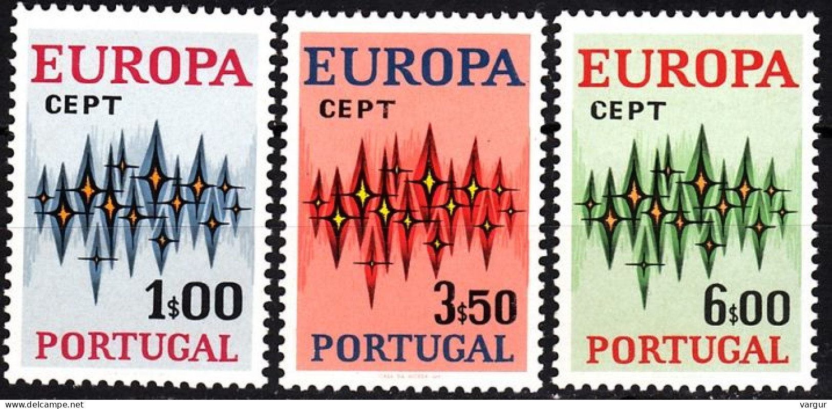 PORTUGAL 1972 EUROPA. Complete Set, MNH - 1972