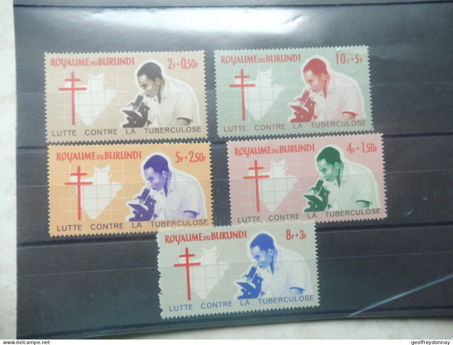 Burundi 118/122 Mnh Neuf ** ( 1965 ) - Unused Stamps
