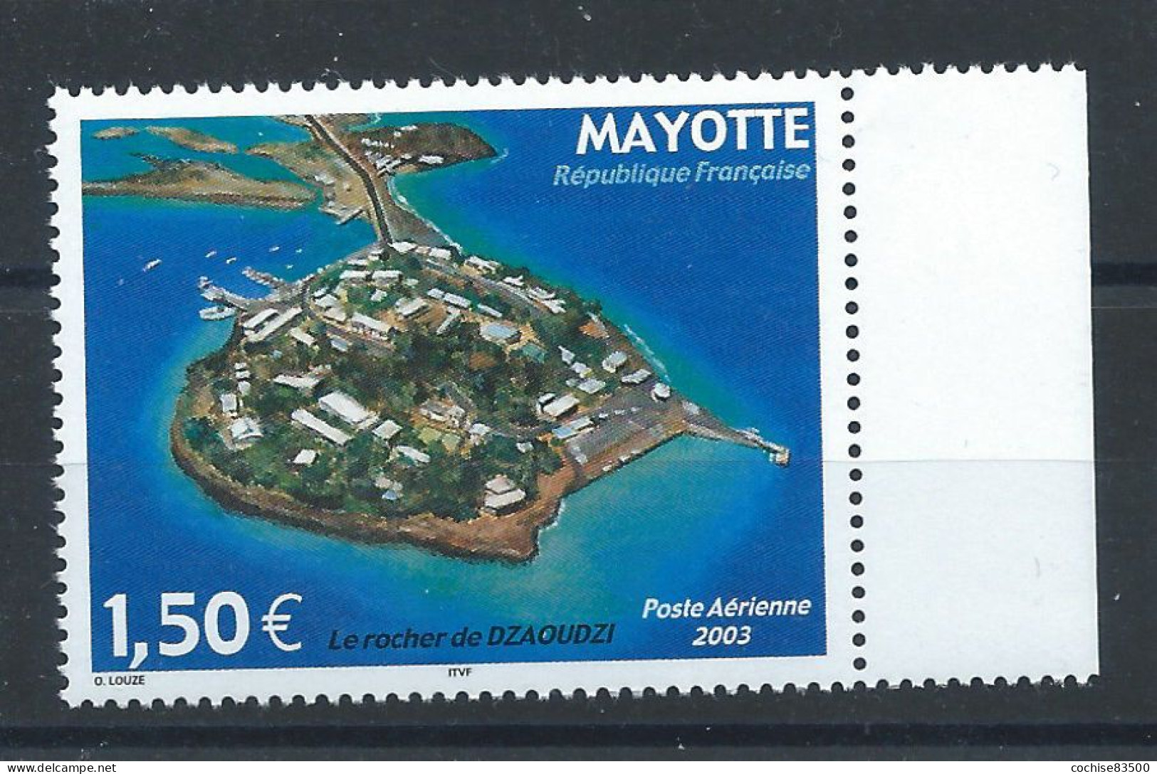 Mayotte PA N°6** (MNH) 2003 - Le Rocher De Dzaoudzi - Poste Aérienne