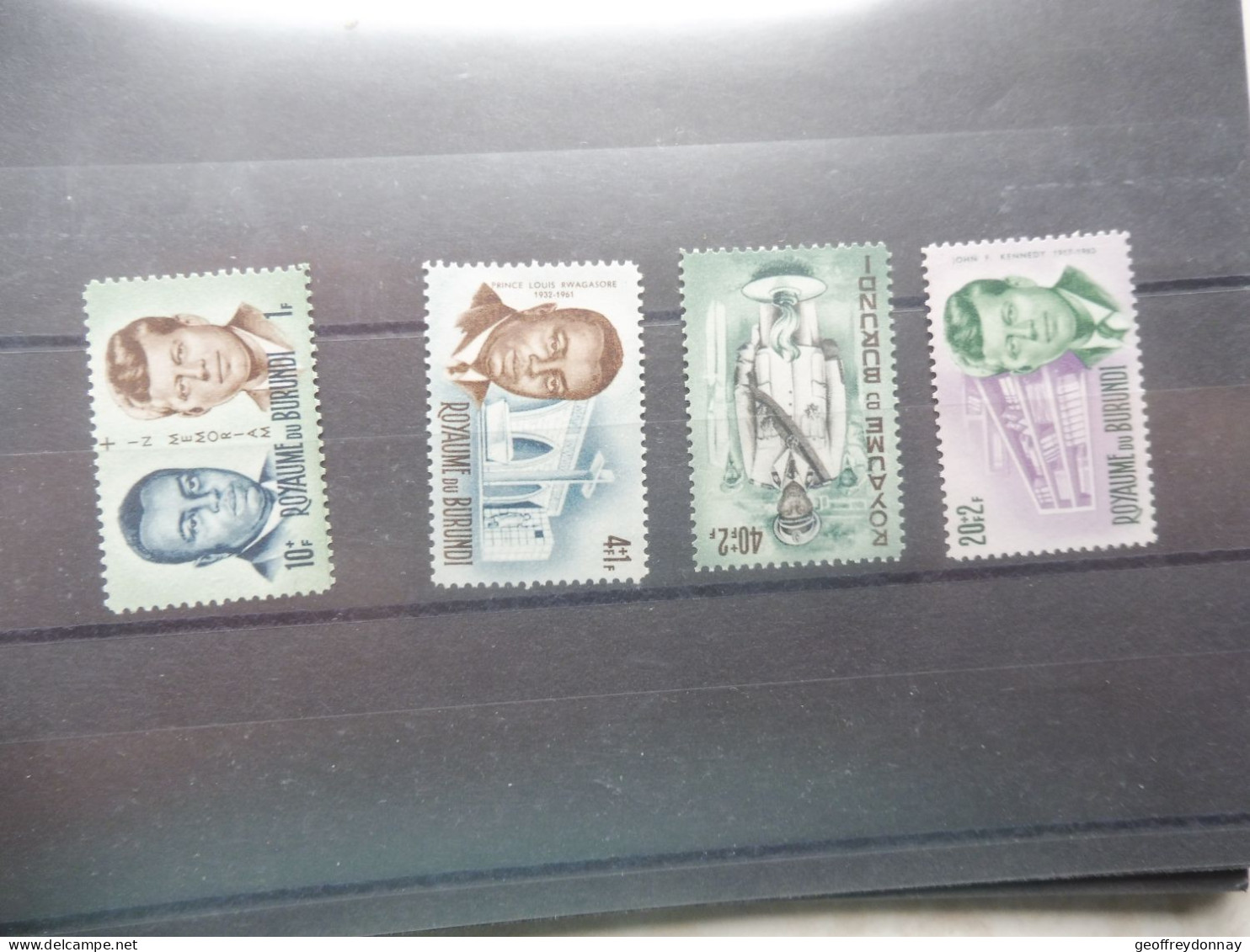 Burundi  168/171 Mnh Neuf ** ( 1966 ) Kennedy - Unused Stamps