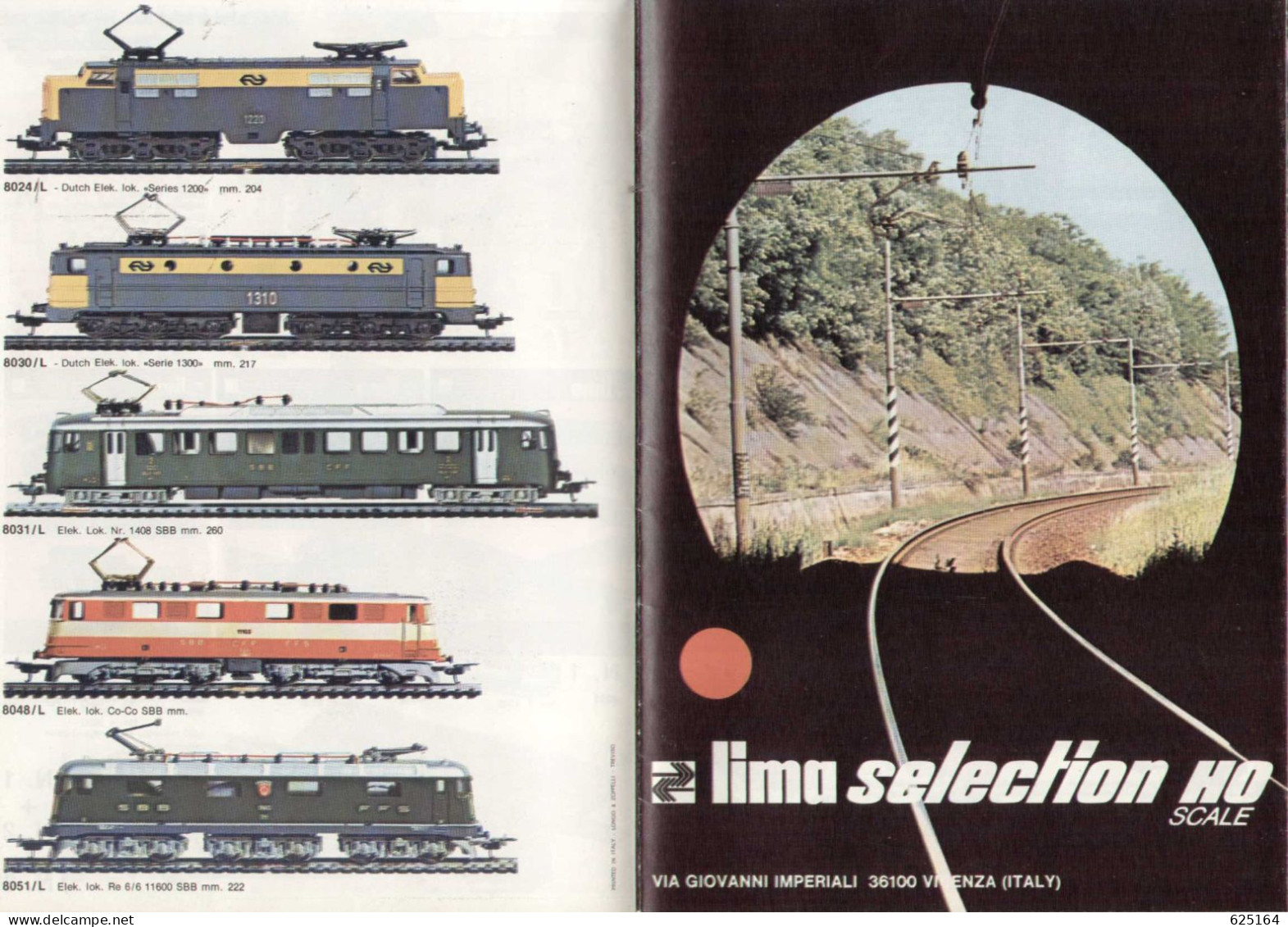 Catalogue LIMA SELECTION 1975 HO Scale 1/87 FOLDER - German