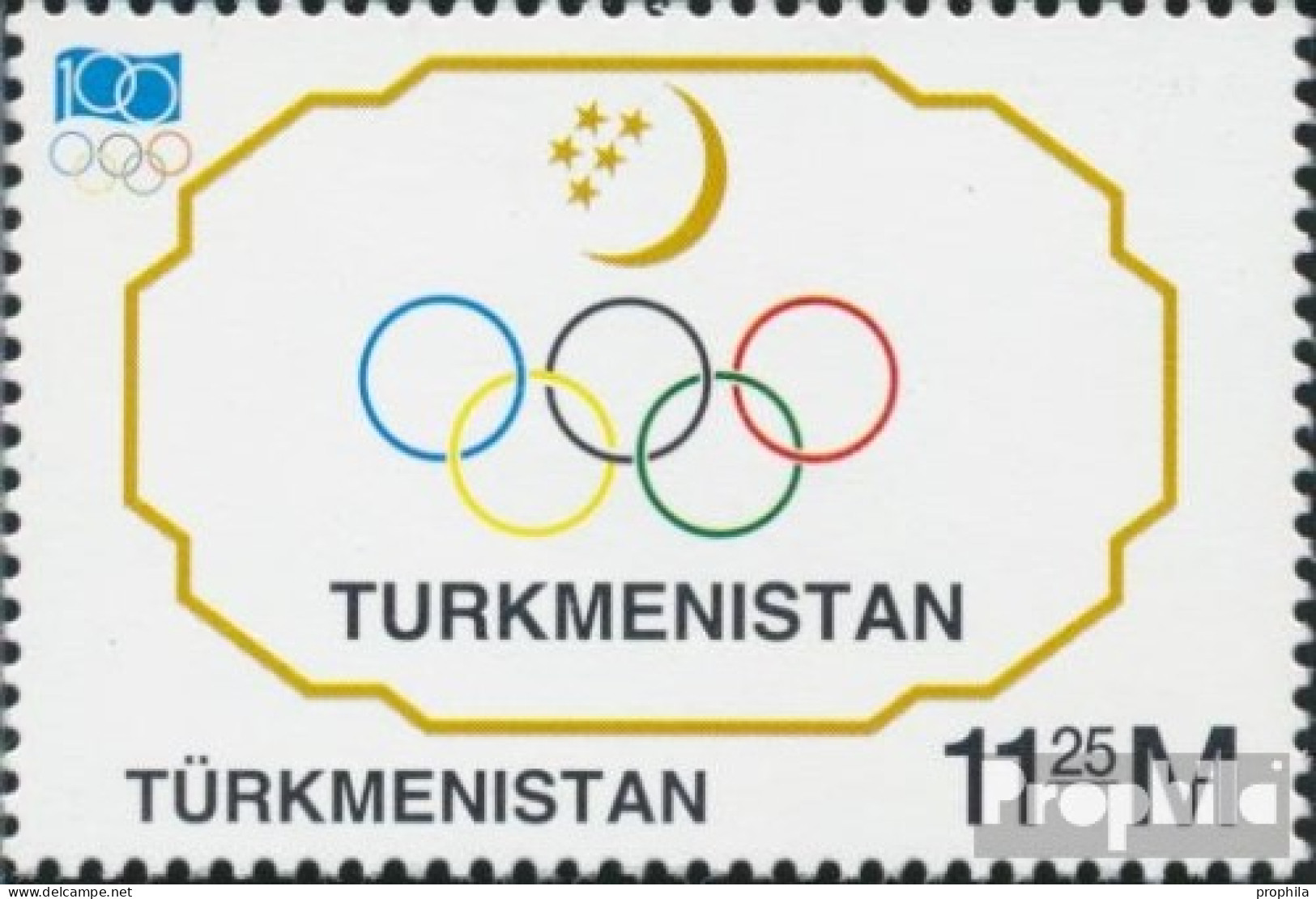 Turkmenistan 47 (kompl.Ausg.) Postfrisch 1994 IOC - Turkmenistán