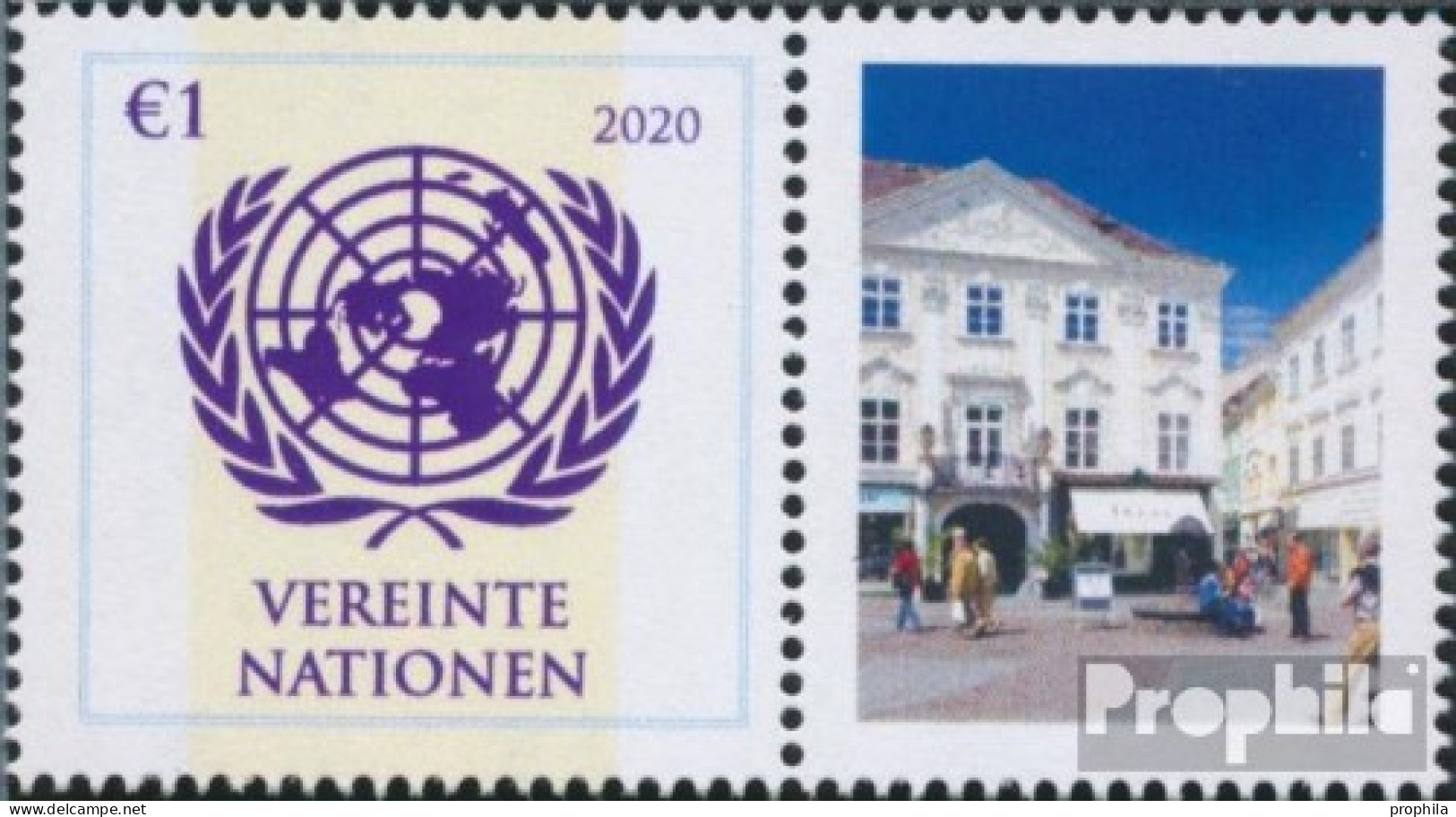 UNO - Wien 1097Zf Mit Zierfeld (kompl.Ausg.) Postfrisch 2020 Briefmarkenausstellung - Nuovi