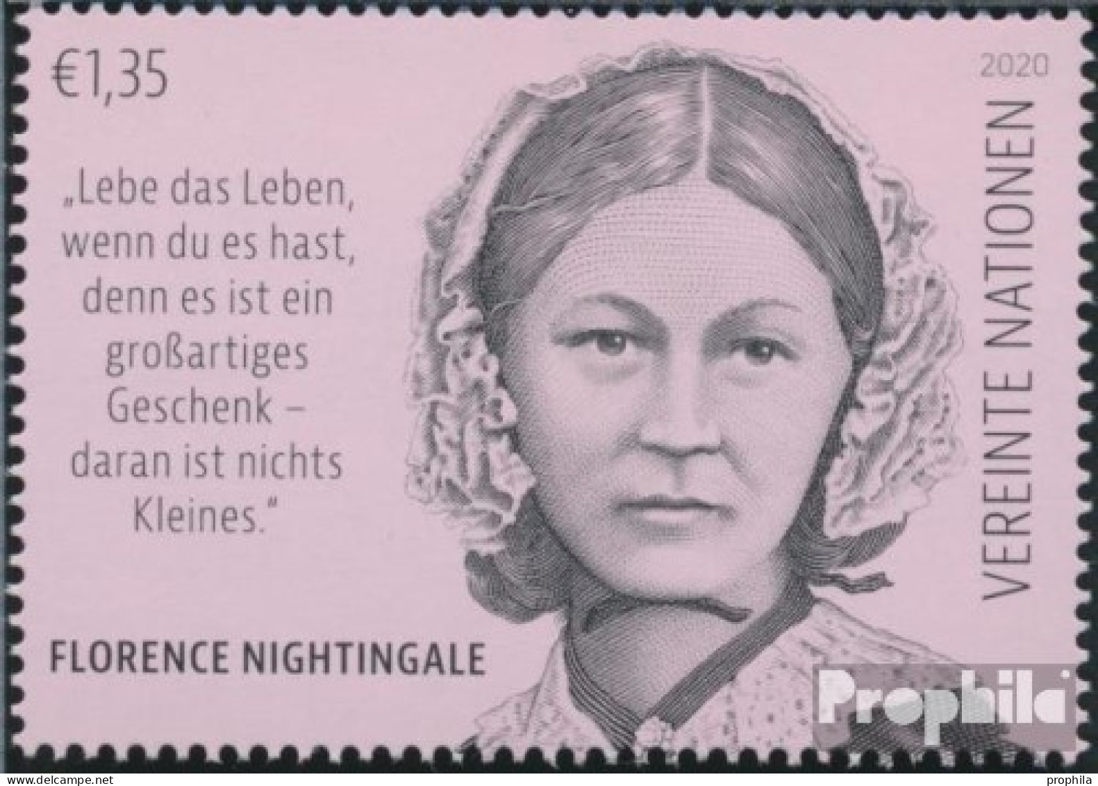 UNO - Wien 1086 (kompl.Ausg.) Postfrisch 2020 Florence Nightingale - Ungebraucht