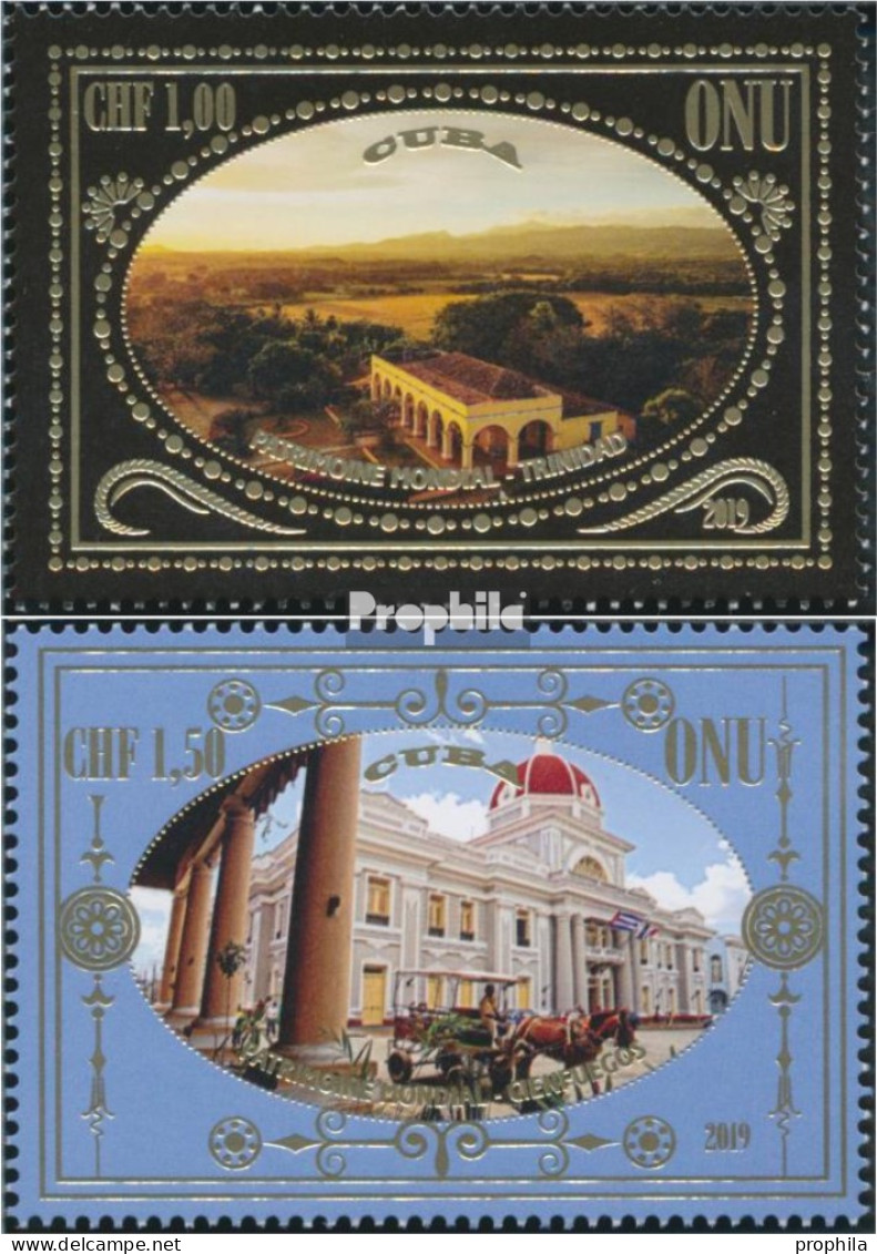 UNO - Genf 1098-1099 (kompl.Ausg.) Postfrisch 2019 UNESCO Welterbe Kuba - Unused Stamps