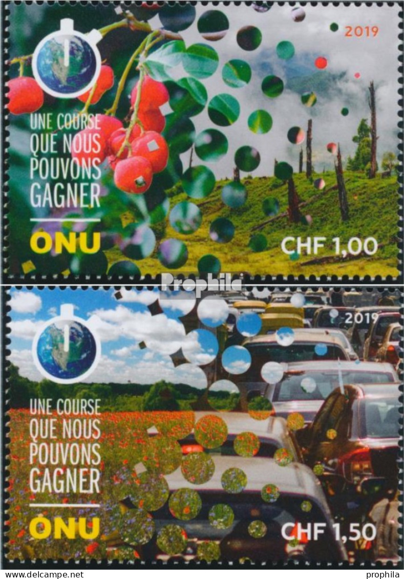 UNO - Genf 1085-1086 (kompl.Ausg.) Postfrisch 2019 UN Klimagipfel - Nuovi