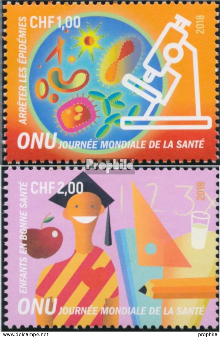 UNO - Genf 1029-1030 (kompl.Ausg.) Postfrisch 2018 Weltgesundheitstag - Unused Stamps