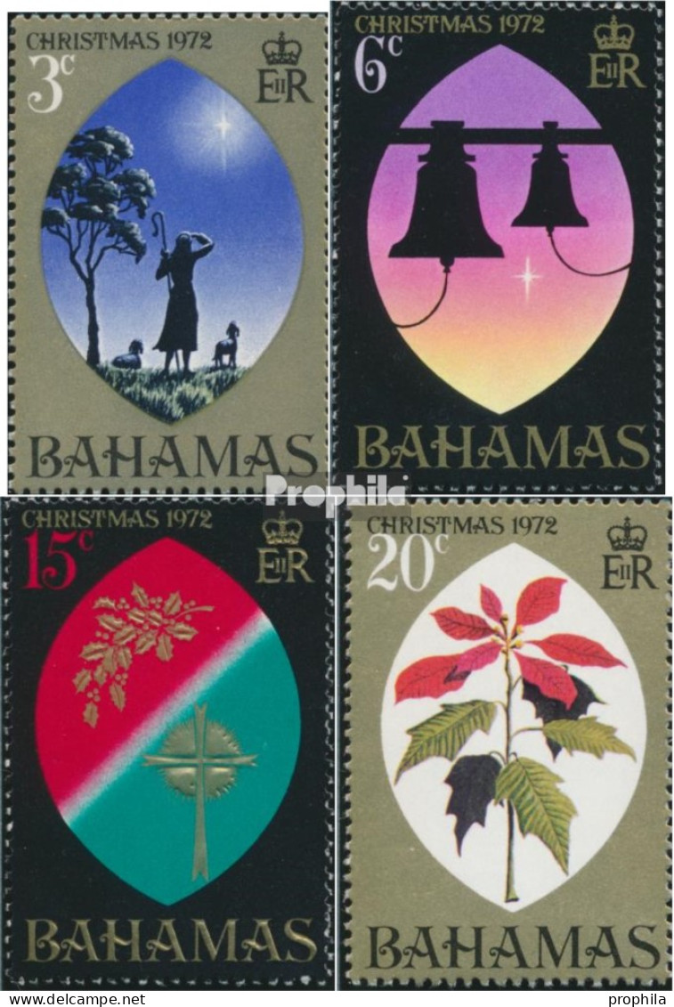 Bahamas 344-347 (kompl.Ausg.) Postfrisch 1972 Weihnachten - 1963-1973 Ministerial Government