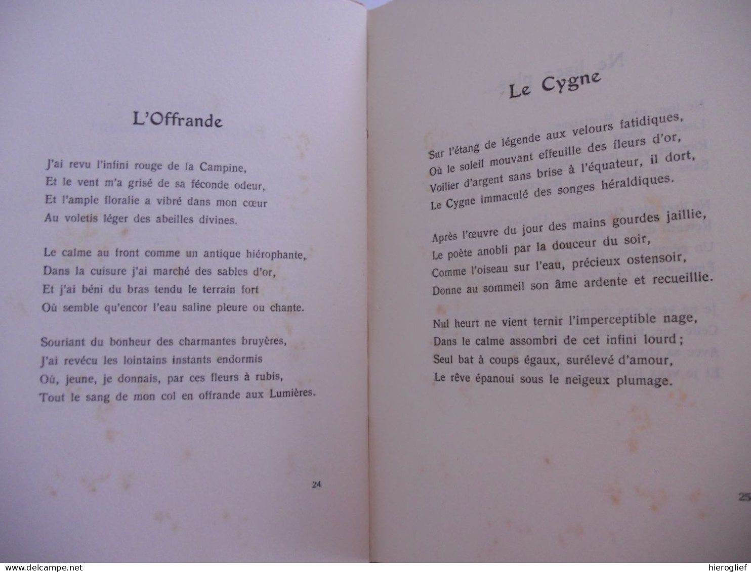 ELEGIES Par Jules Tellier Signé  1924 élégies Poèmes Poète Signé Dédicace ° Havre + Toulouse - French Authors