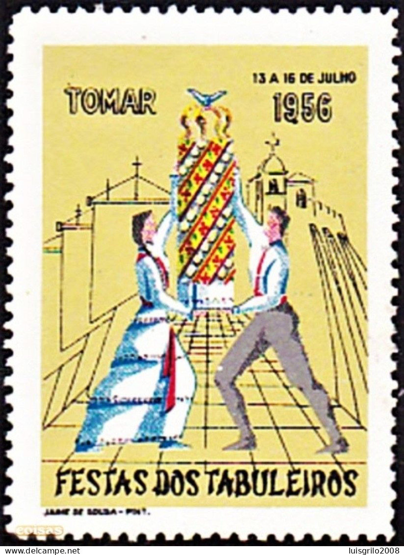 Vignette/ Vinheta, Portugal - Tomar, Festa Dos Tabuleiros. 1956 -|- MNH - No Gum - Local Post Stamps