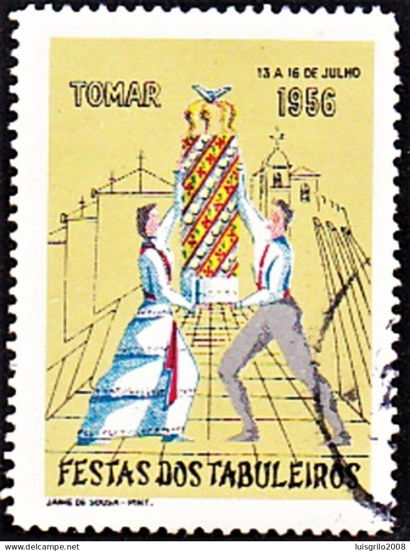 Vignette/ Vinheta, Portugal - Tomar, Festa Dos Tabuleiros. 1956 - Lokale Uitgaven