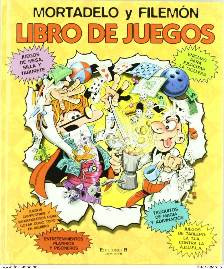 Mortadelo Y Filemon Libro De Juegos Nuevo - Other & Unclassified