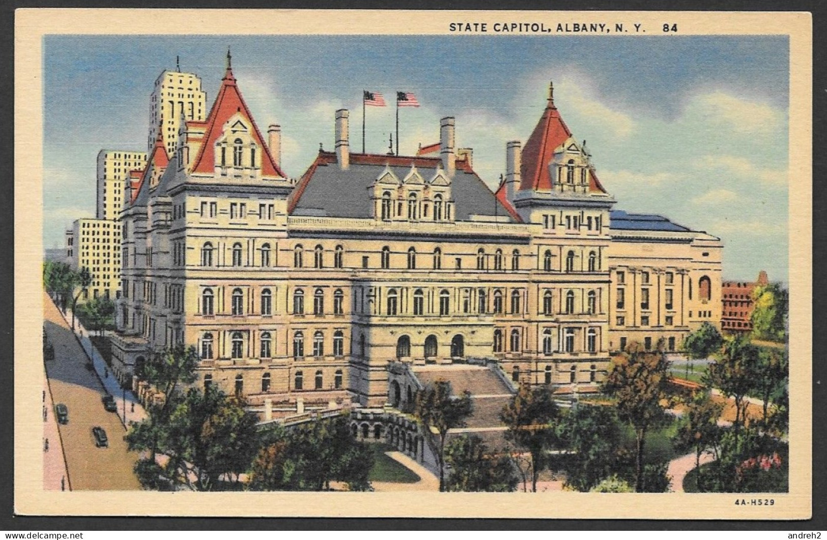 Albany  New York - State Capitol New York - Uncirculated - Carte N'a Pas Voyagée - No: 4A-H529 - Albany